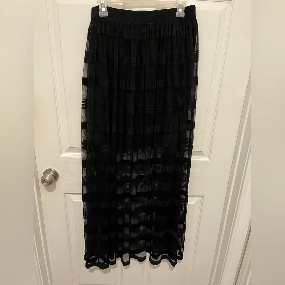 Lena Gabrielle Women’s Black Maxi Skirt Size M - Picture 3 of 12